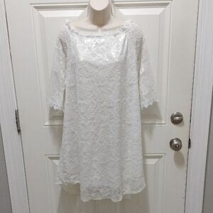 Miholl Off The Shoulder Lace Dress Dress